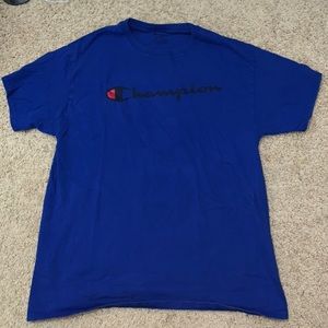 blue champion tee